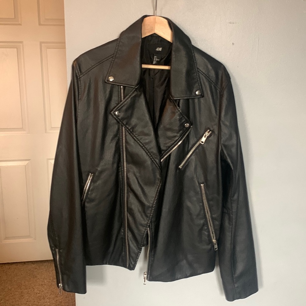 Black jacket.